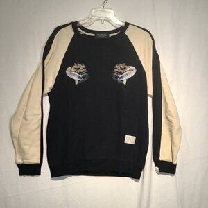 Get Me Fly Sweatshirt with Japanese Koi Graphic  Size 44
